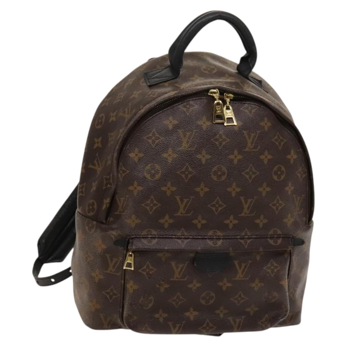 Louis Vuitton Palm Springs Backpack Monogram Canvas Brown Canvas Backpack Bag (Pre-Owned)