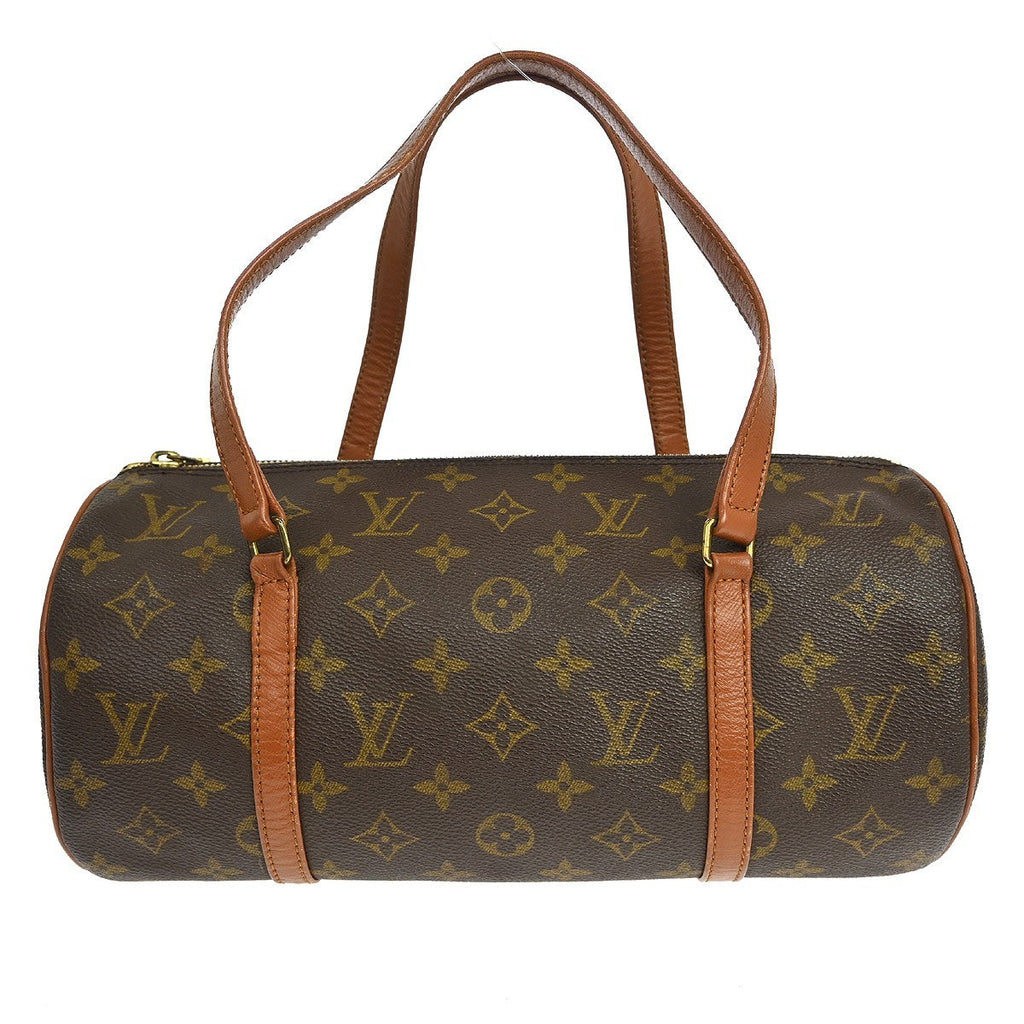 Louis Vuitton Papillon Handbag Monogram Canvas Brown Canvas Handbag (Pre-Owned)