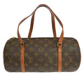 Louis Vuitton Papillon Handbag Monogram Canvas Brown Canvas Handbag (Pre-Owned)