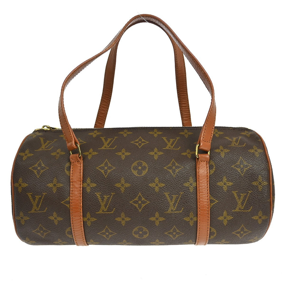 Louis Vuitton Papillon Handbag Monogram Canvas Brown Canvas Handbag (Pre-Owned)
