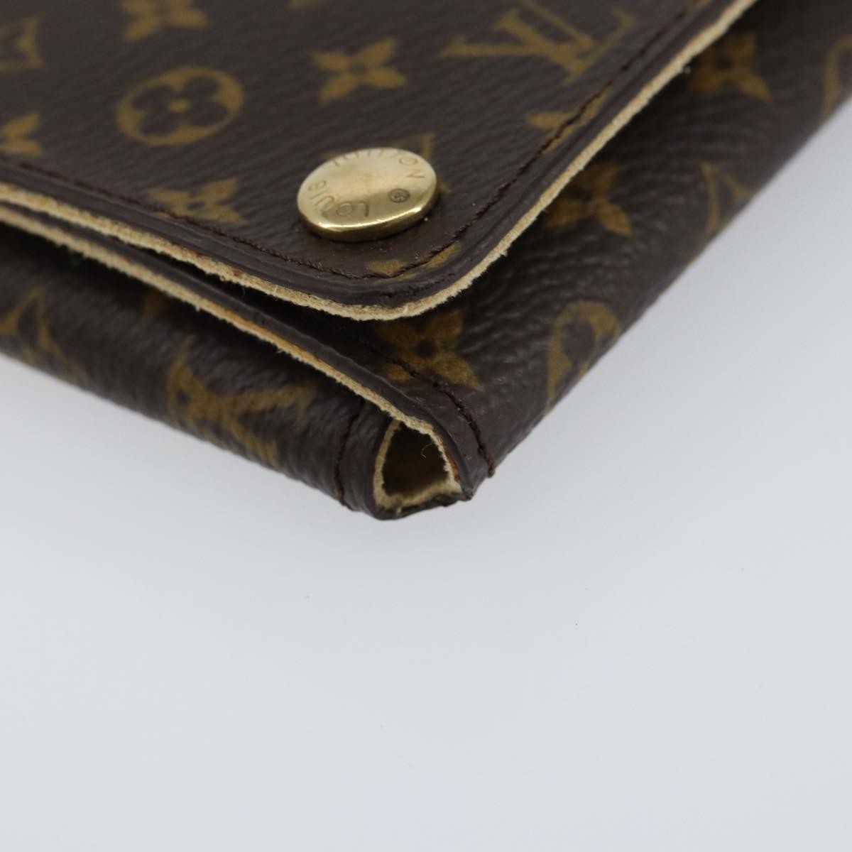 Louis Vuitton Case Jewelry Box Canvas Brown Canvas Wallets Accessory (Pre-Owned)