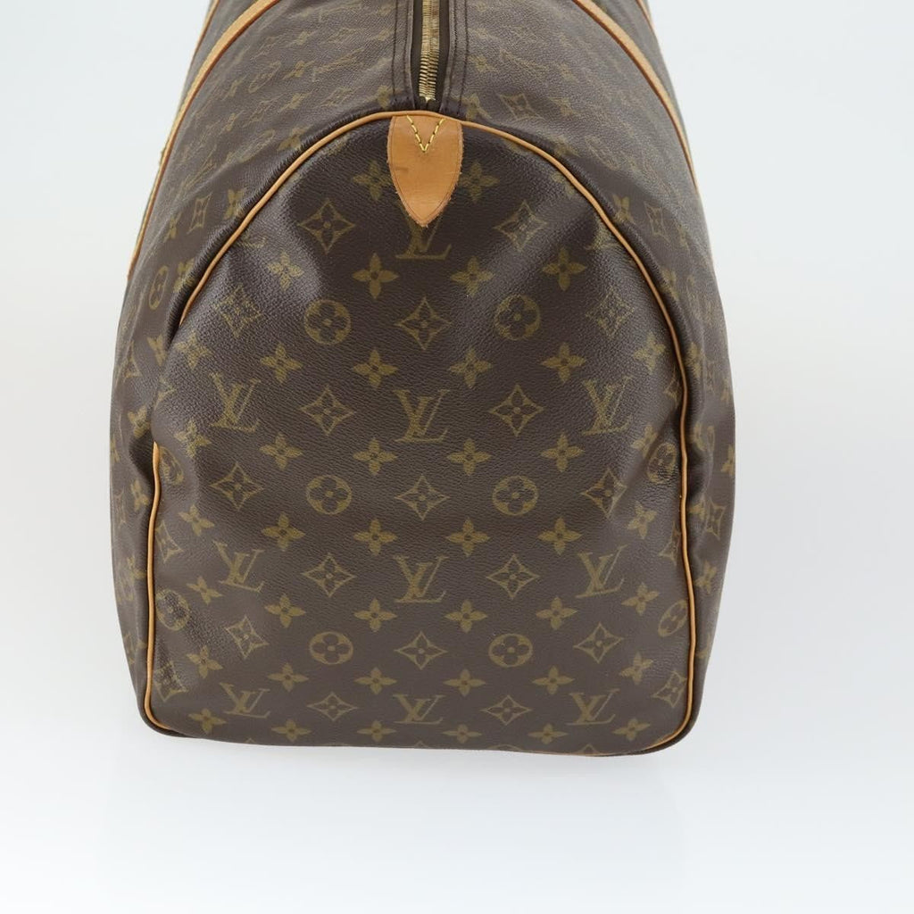 Louis Vuitton Keepall Bag Monogram Canvas Brown Canvas Travel Bag Bag (Pre-Owned)