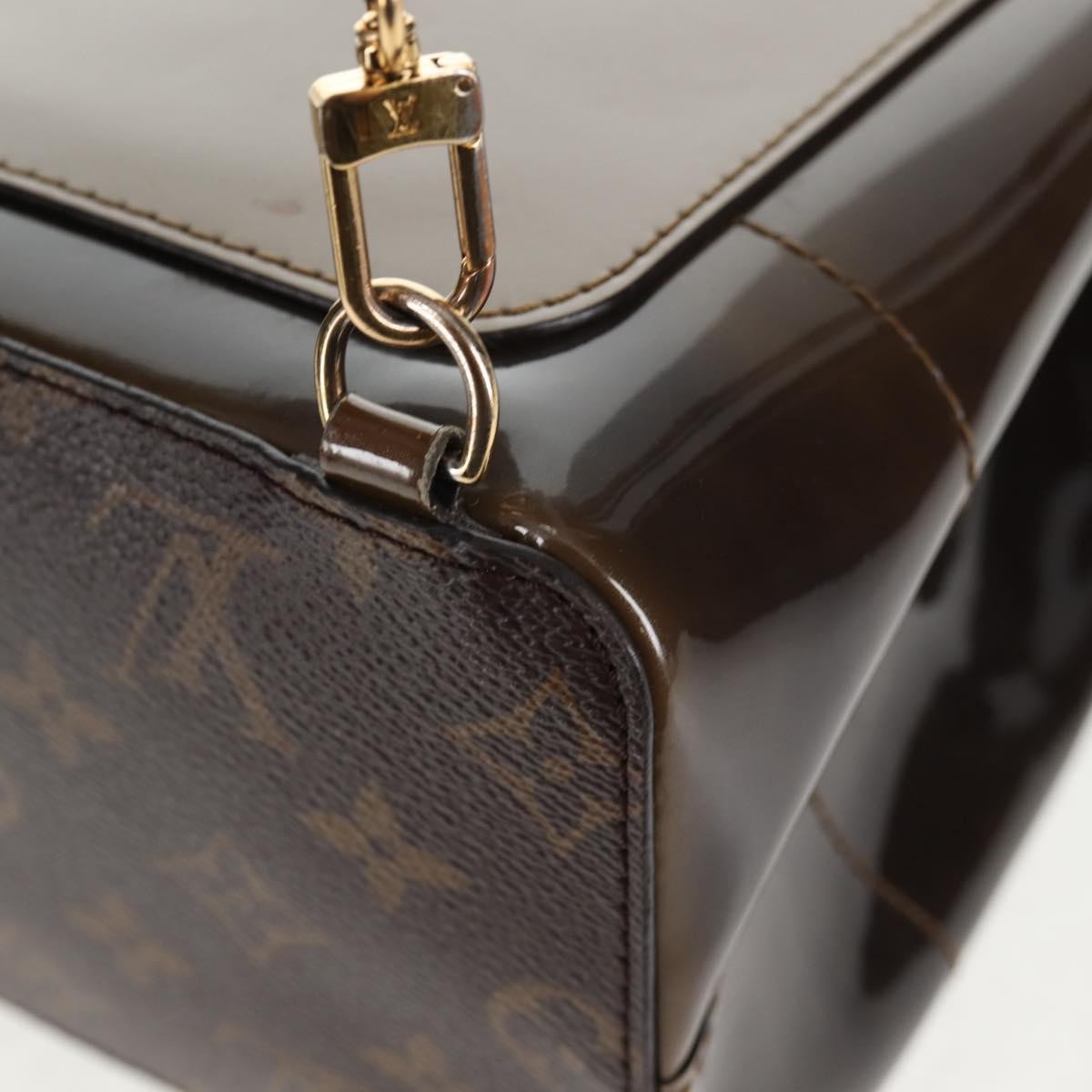 Louis Vuitton Hot Springs Backpack Vernis With Monogram Canvas Khaki Canvas Backpack Bag (Pre-Owned)