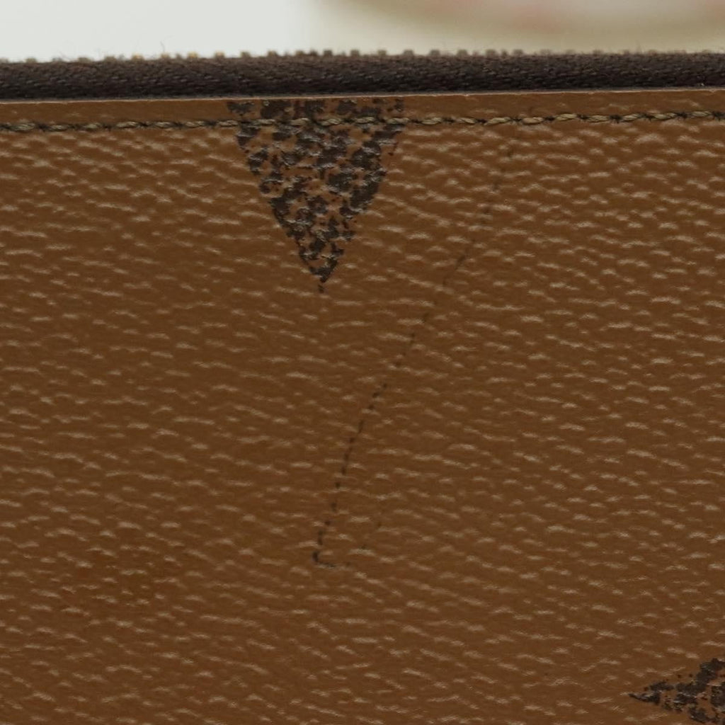 Louis Vuitton Zippy Wallet Canvas Brown Canvas Wallets Accessory (Pre-Owned)