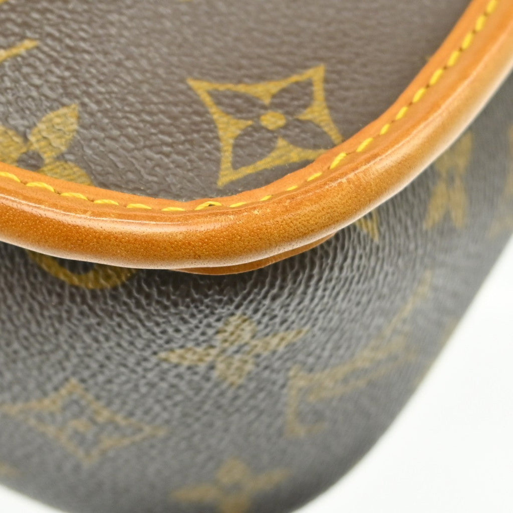 Louis Vuitton Sologne Handbag Monogram Canvas Brown Canvas Shoulder Bag Bag (Pre-Owned)