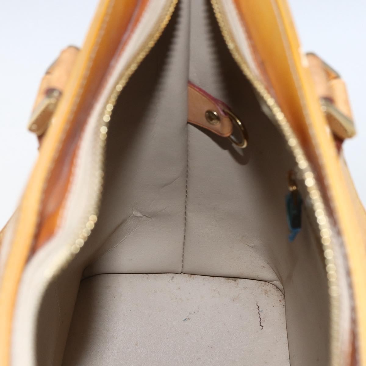 Louis Vuitton Houston Handbag Monogram Vernis Beige Patent_Leather Tote Bag Bag (Pre-Owned)