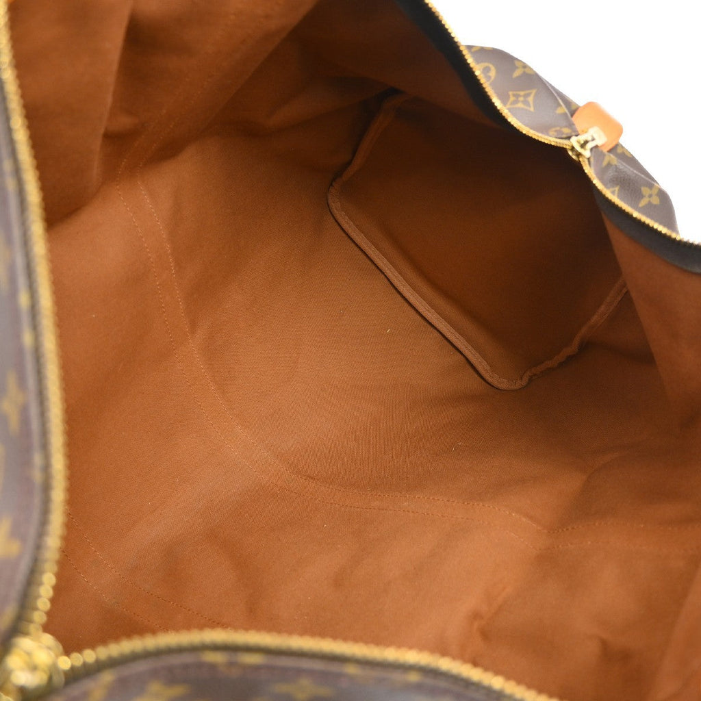Louis Vuitton Keepall Bag Monogram Canvas Brown Canvas Travel Bag Bag (Pre-Owned)