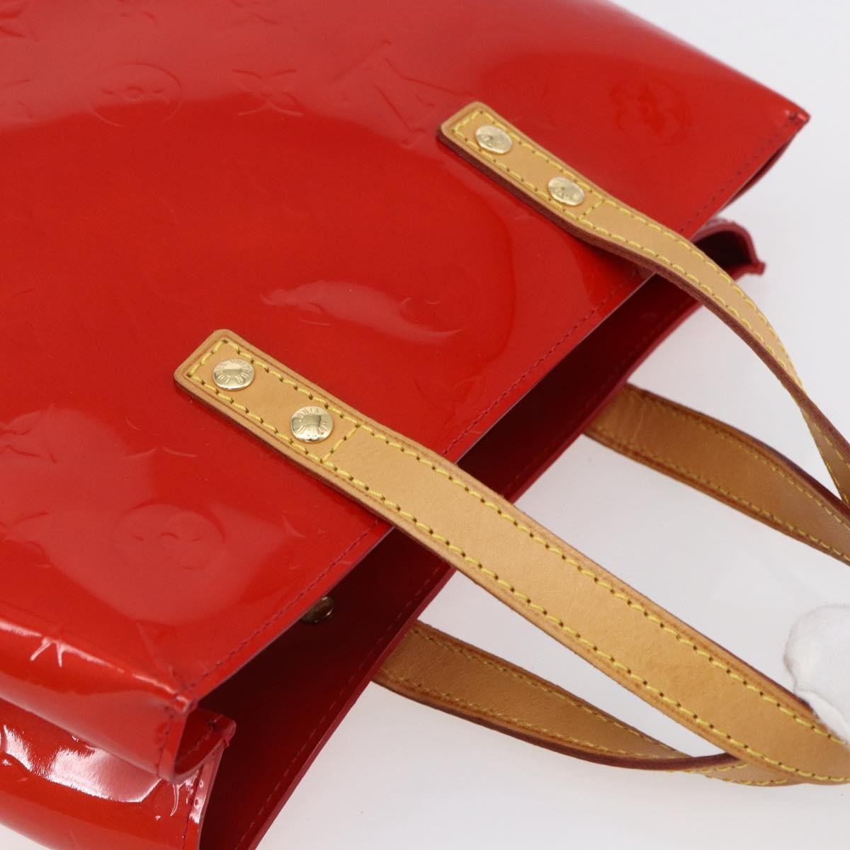 Louis Vuitton Reade Handbag Monogram Vernis Red Patent_Leather Handbag (Pre-Owned)