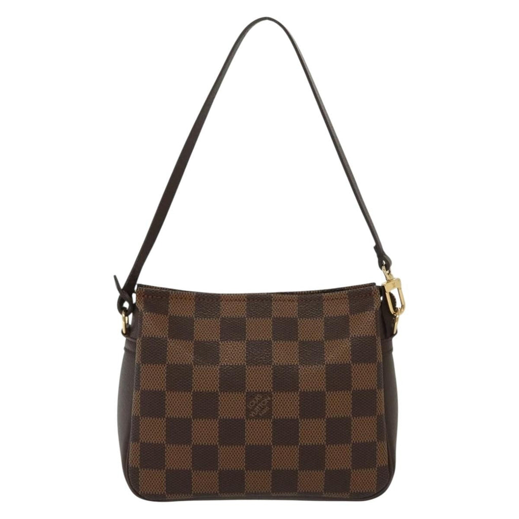 Louis Vuitton Trousse Make Up Bag Damier Canvas Brown Canvas Shoulder Bag Bag (Pre-Owned)