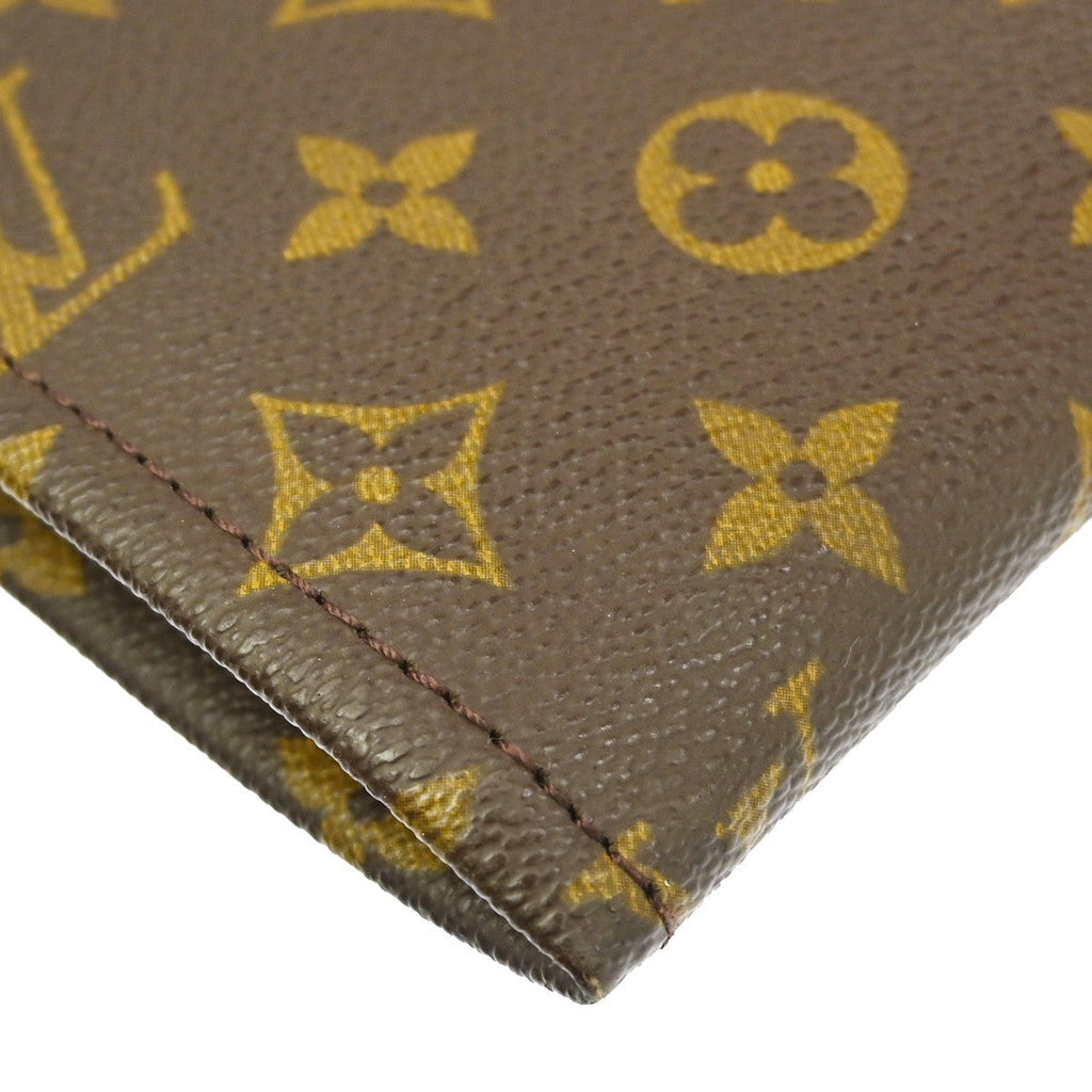Louis Vuitton Poche Documents Monogram Canvas Brown Canvas Clutche & Pouche Bag (Pre-Owned)