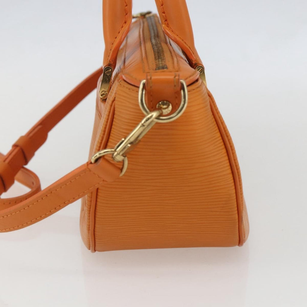 Louis Vuitton Danura Handbag Epi Orange Leather Handbag (Pre-Owned)
