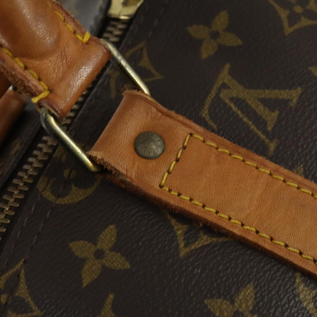 Louis Vuitton Keepall Bag Monogram Canvas Brown Canvas Travel Bag Bag (Pre-Owned)