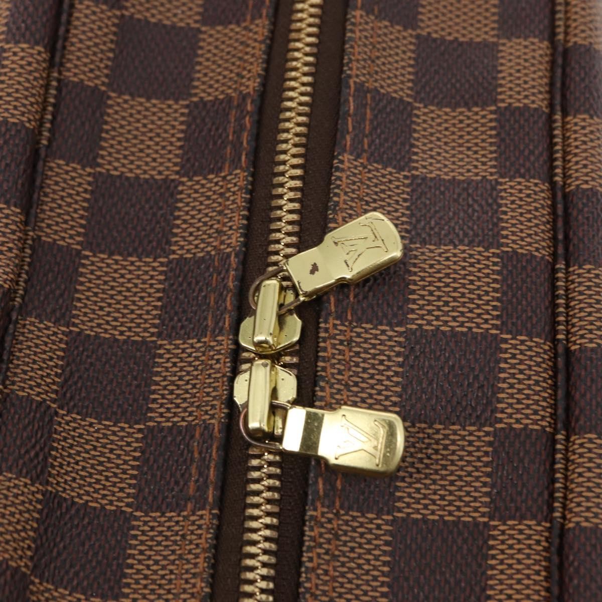 Louis Vuitton Naviglio Handbag Damier Brown Canvas Shoulder Bag Bag (Pre-Owned)