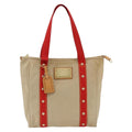 Louis Vuitton Antigua Tote Canvas Beige Canvas Tote Bag Bag (Pre-Owned)