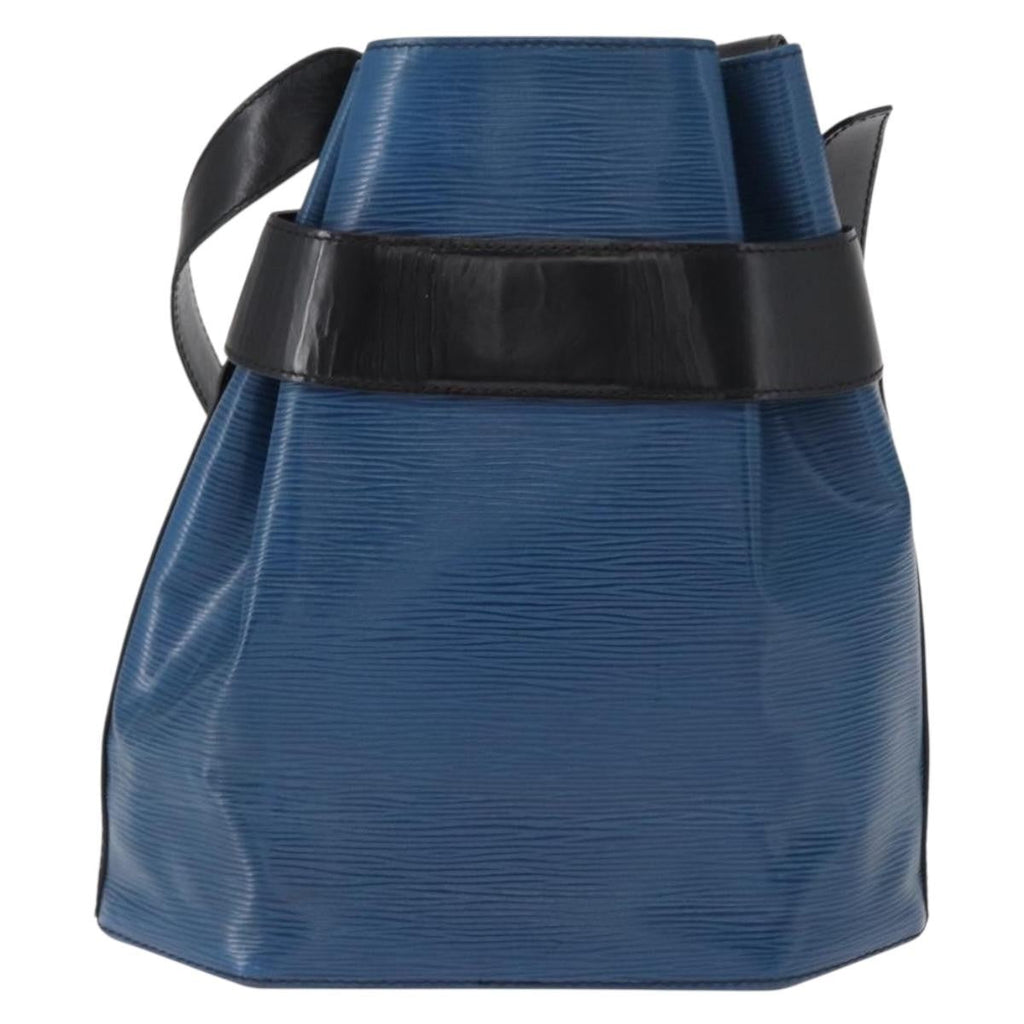 Louis Vuitton Vintage Sac D'epaule Handbag Epi Leather Blue Leather Shoulder Bag Bag (Pre-Owned)