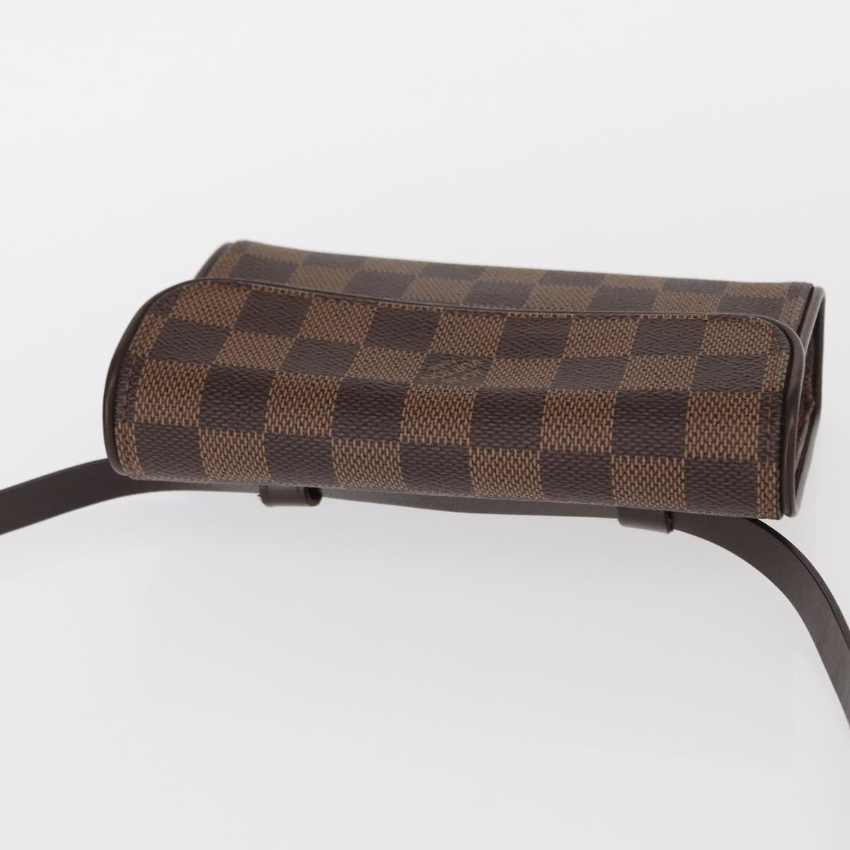 Louis Vuitton Florentine Waist Bag Monogram Canvas Brown Canvas Clutche & Pouche Bag (Pre-Owned)