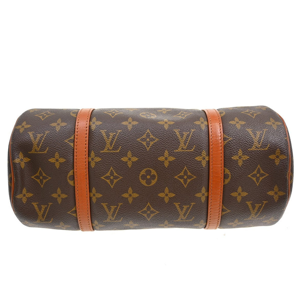 Louis Vuitton Papillon Handbag Monogram Canvas Brown Canvas Handbag (Pre-Owned)