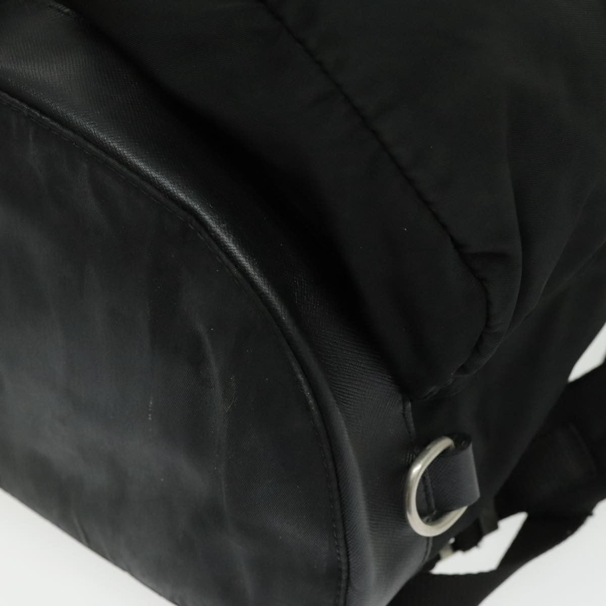 Prada Double Front Pocket Backpack Tessuto Black Nylon Backpack Bag (Pre-Owned)