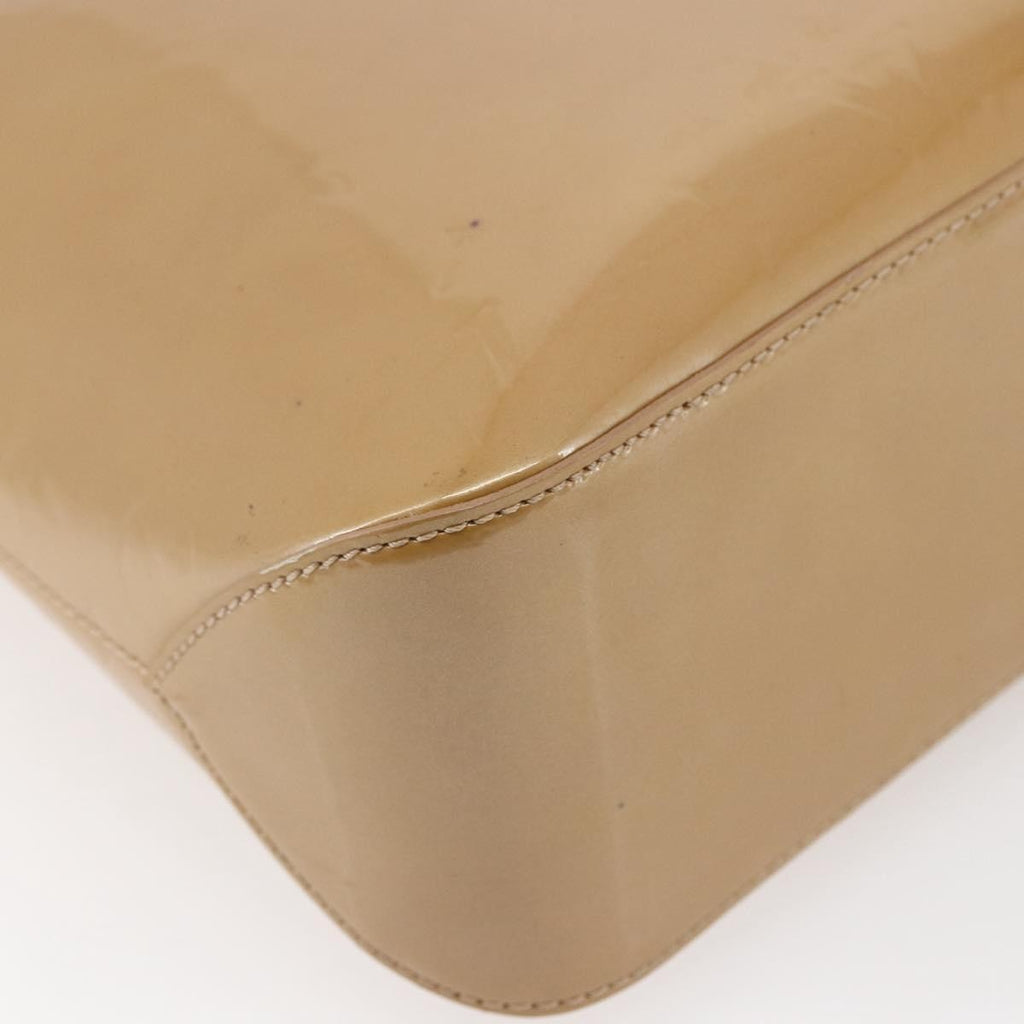 Louis Vuitton Brentwood Handbag Monogram Vernis Brown Patent_Leather Bag (Pre-Owned)