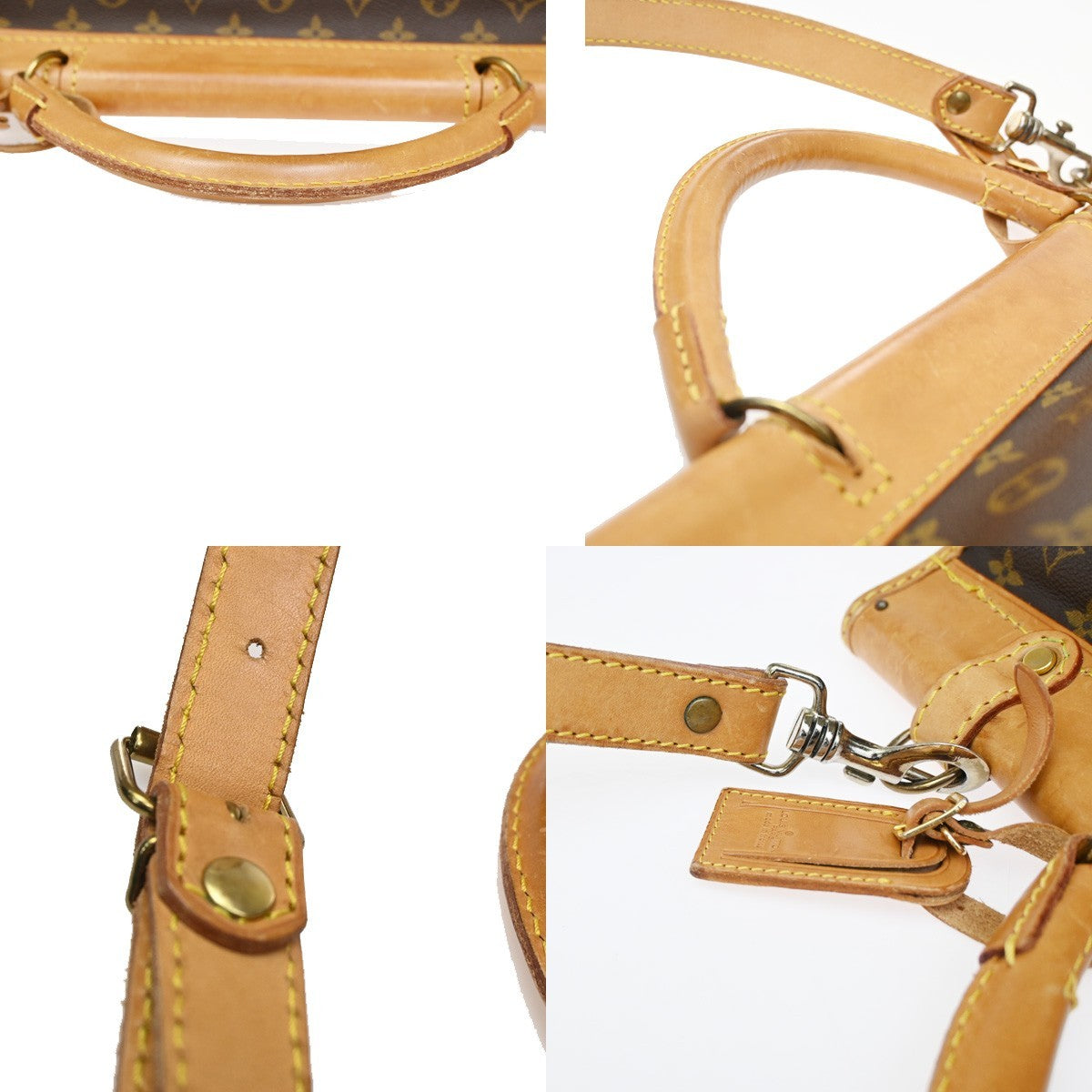 Louis Vuitton Sac Chasse Hunting Bag Monogram Canvas Brown Canvas Briefcase Bag (Pre-Owned)