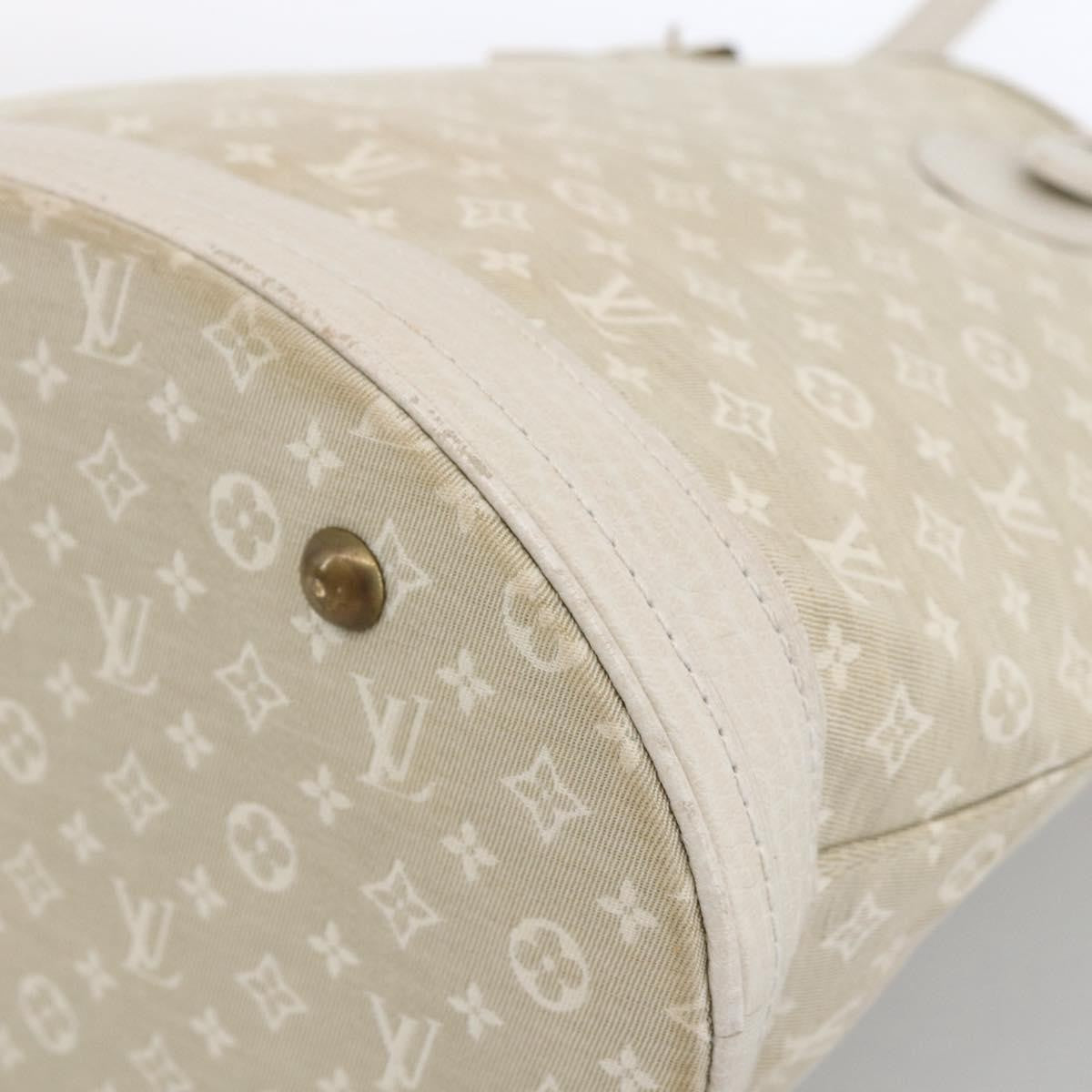 Louis Vuitton Petit Bucket Bag Mini Lin Beige Canvas Shoulder Bag Bag (Pre-Owned)