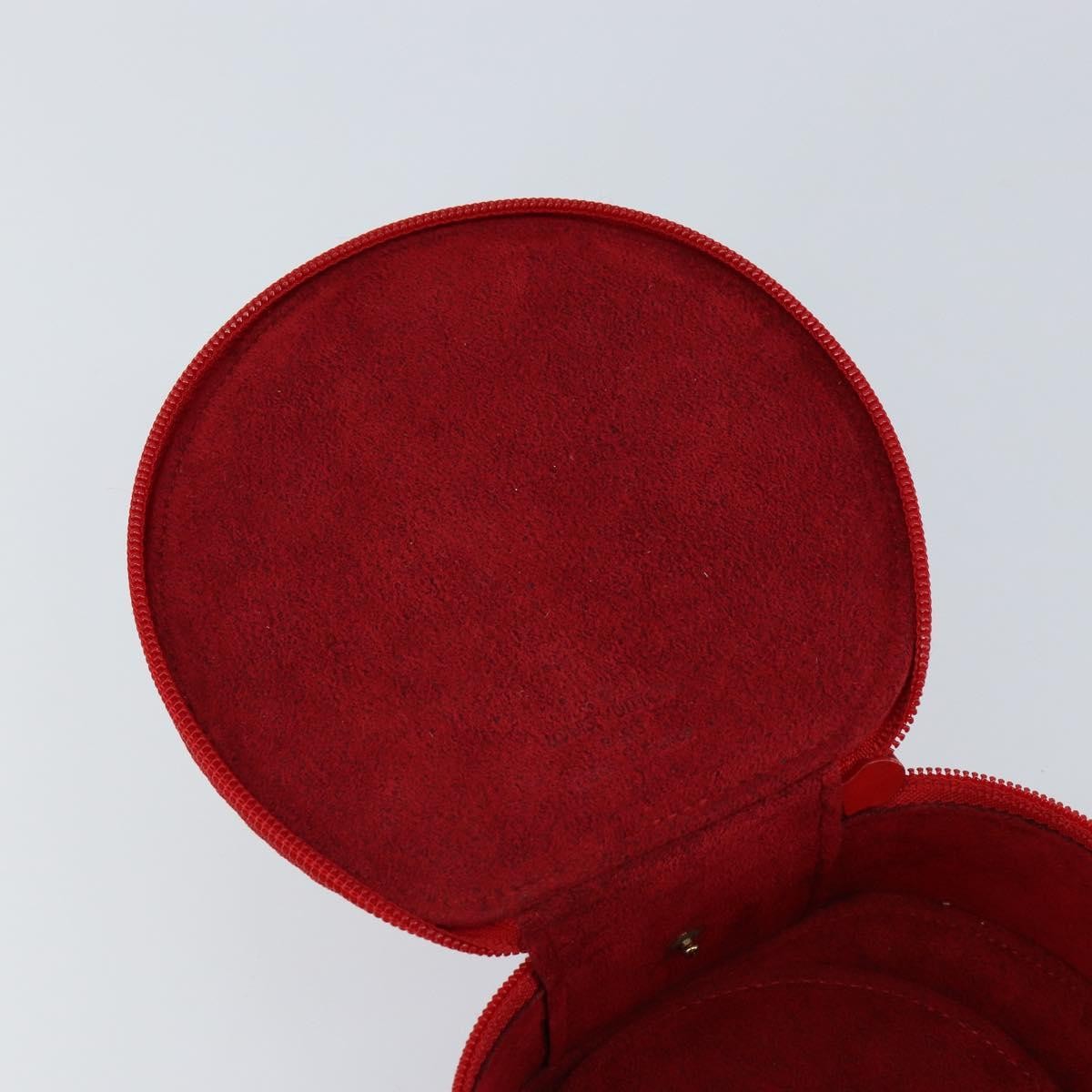Louis Vuitton Ecrin Bijoux Pouch Epi Leather Red Leather Jewelry Set Jewelry (Pre-Owned)