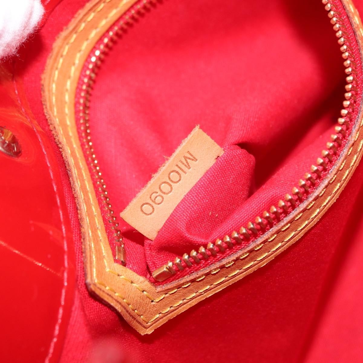 Louis Vuitton Reade Handbag Monogram Vernis Red Patent_Leather Handbag (Pre-Owned)