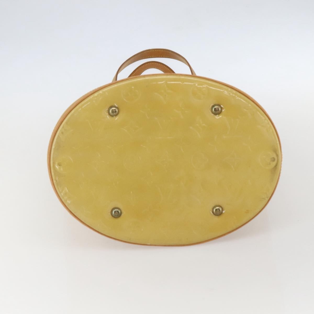 Louis Vuitton Bucket Bag Monogram Vernis Beige Patent_Leather Shoulder Bag Bag (Pre-Owned)