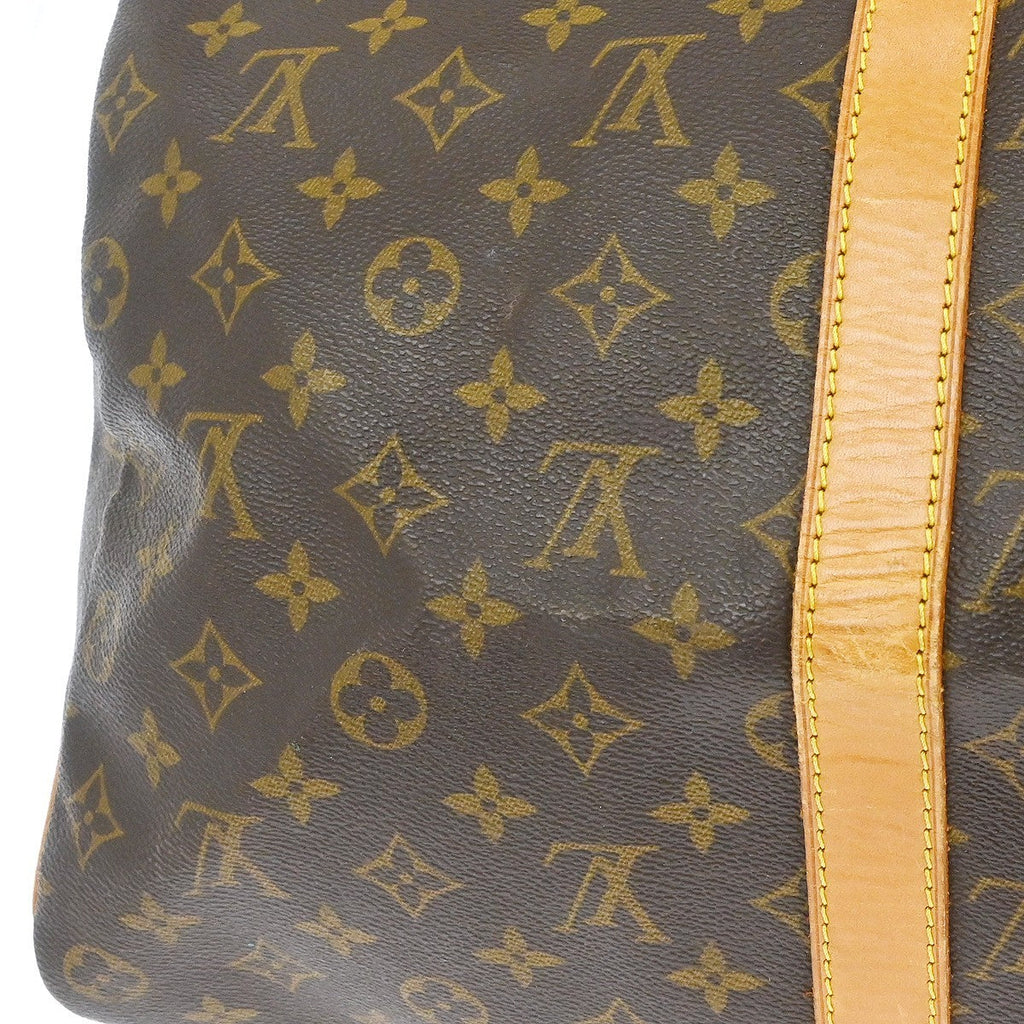 Louis Vuitton Keepall Bag Monogram Canvas Brown Canvas Travel Bag Bag (Pre-Owned)
