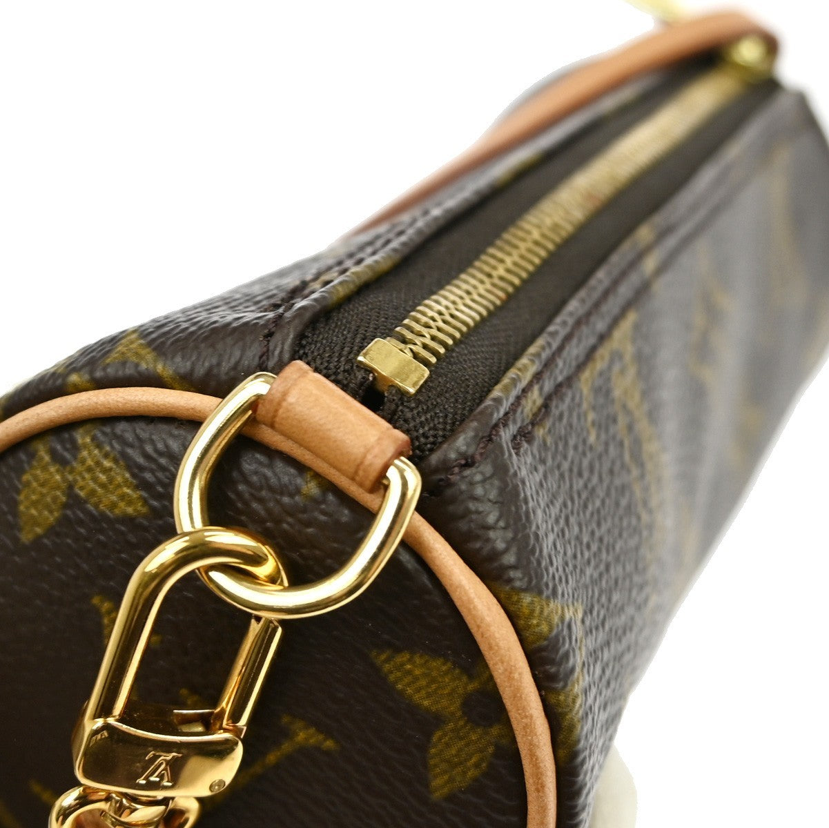 Louis Vuitton Papillon Pochette Monogram Canvas Brown Canvas Clutche & Pouche Bag (Pre-Owned)
