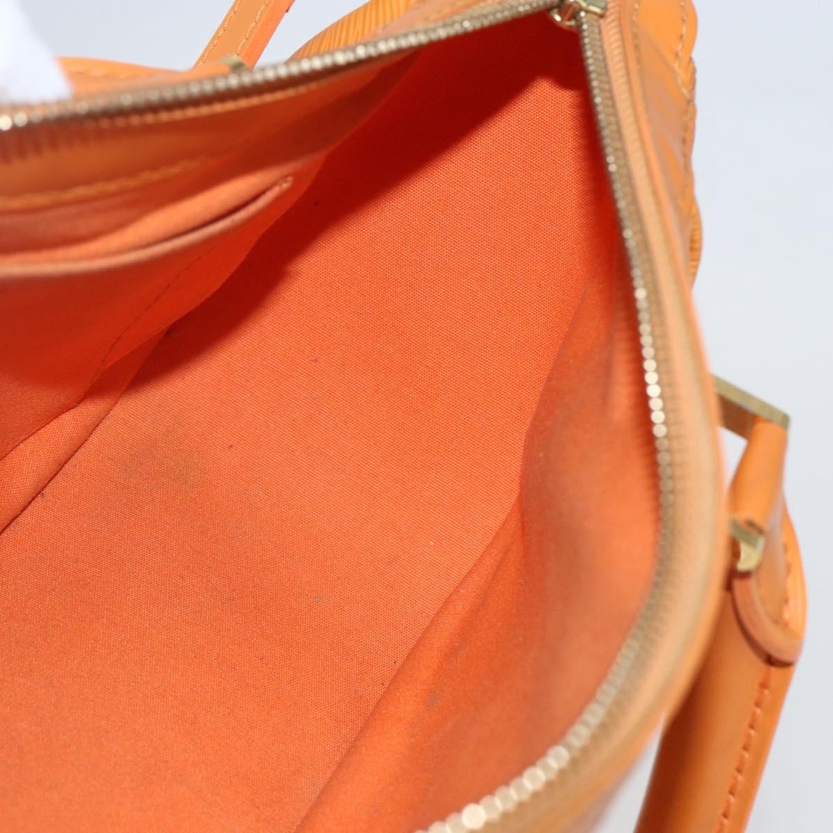 Louis Vuitton Danura Handbag Epi Orange Leather Handbag (Pre-Owned)