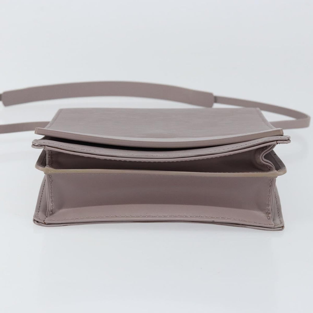 Louis Vuitton Biarritz Shoulder Bag Epi Leather Purple Leather Clutche & Pouche Bag (Pre-Owned)