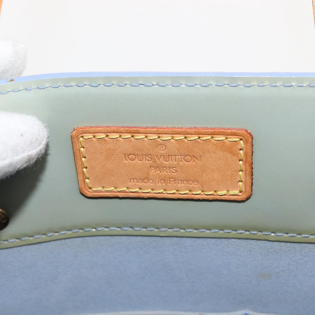 Louis Vuitton Reade Handbag Monogram Vernis Purple Patent_Leather Bag (Pre-Owned)
