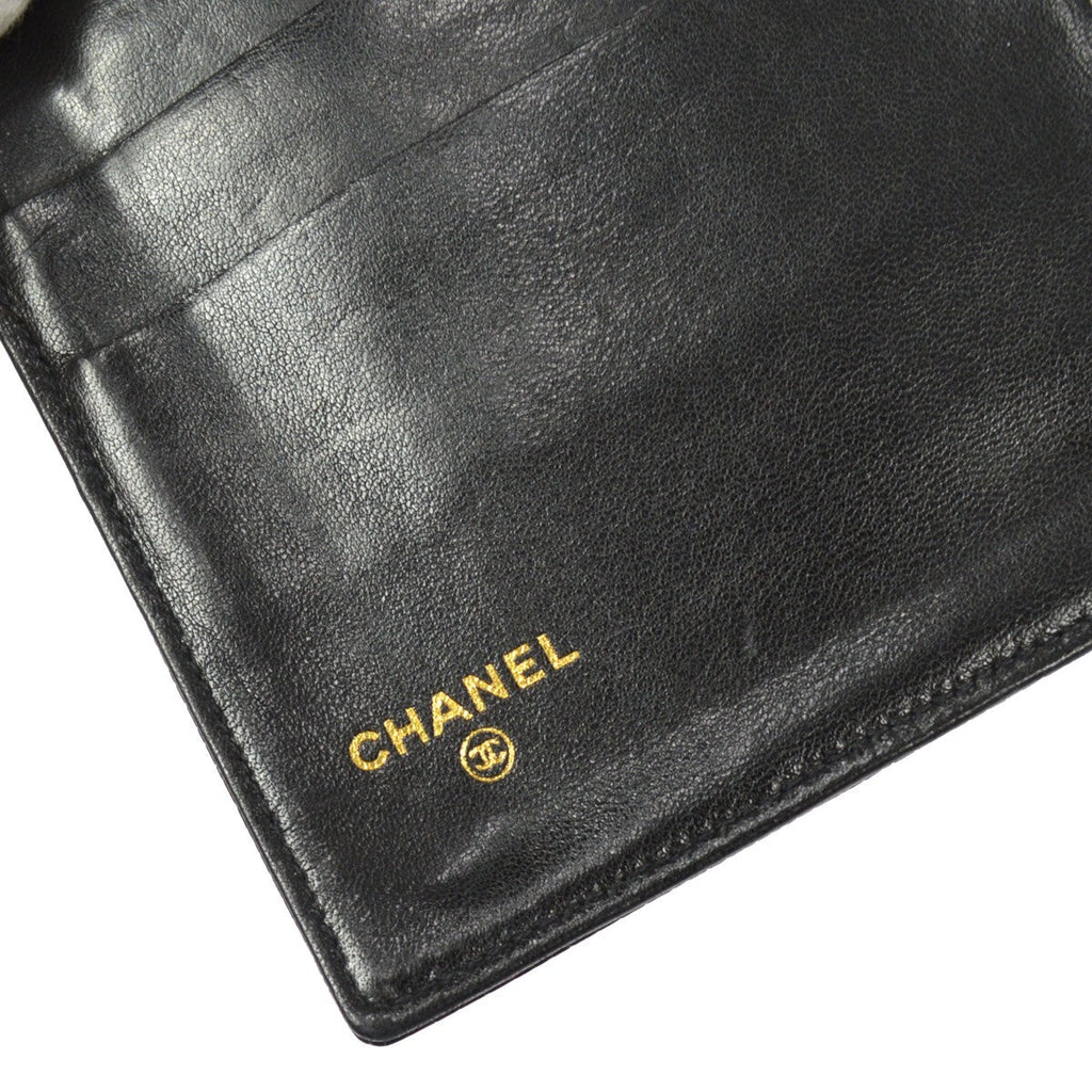 Chanel Timeless Cc French Wallet Caviar Black Leather Wallets Accessory (Pre-Owned)