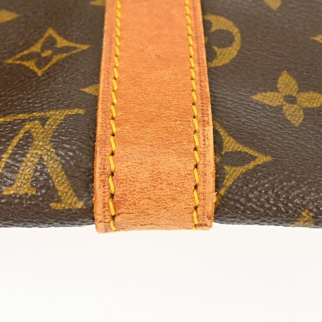 Louis Vuitton Keepall Bag Monogram Canvas Brown Canvas Travel Bag Bag (Pre-Owned)
