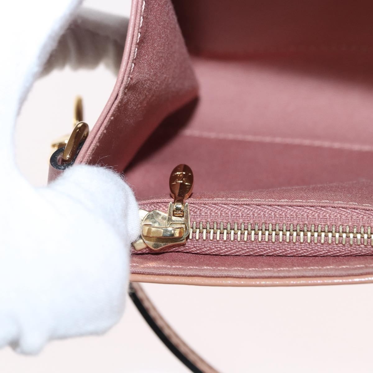 Louis Vuitton Rossmore Handbag Monogram Vernis Pink Patent_Leather Shoulder Bag Bag (Pre-Owned)