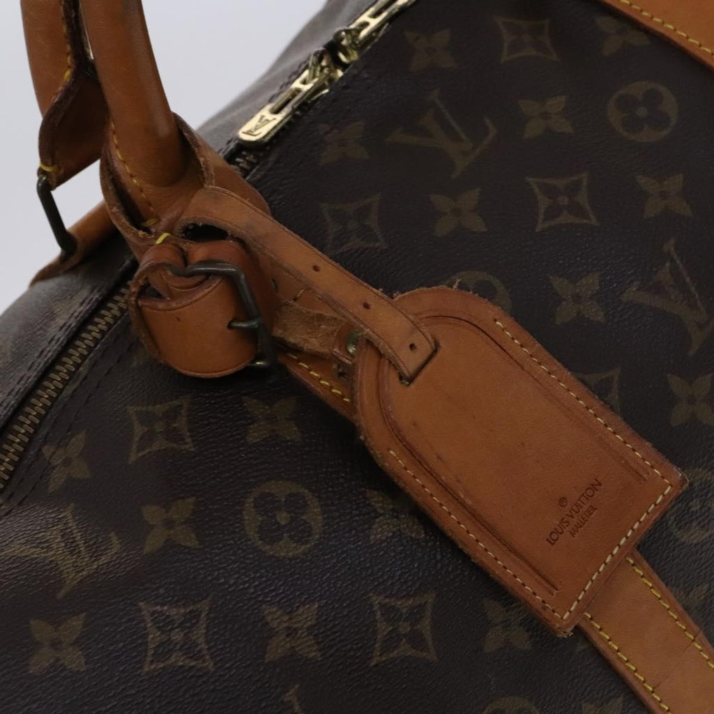 Louis Vuitton Keepall Bag Monogram Canvas Brown Canvas Travel Bag Bag (Pre-Owned)