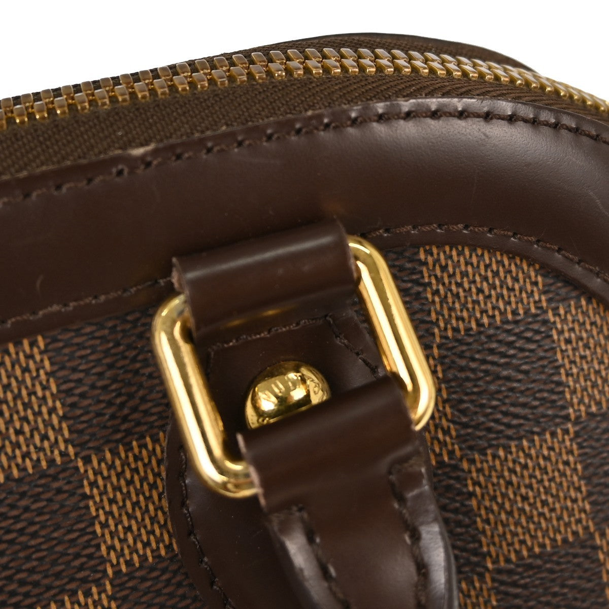Louis Vuitton Trevi Handbag Damier Brown Canvas Handbag (Pre-Owned)