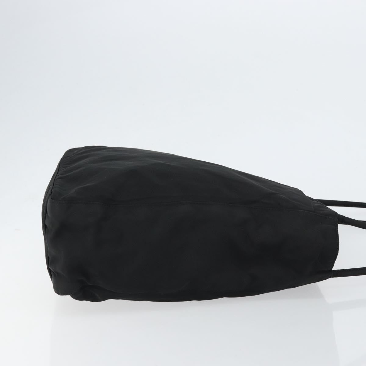 Prada Vintage Tote Tessuto Black Nylon Tote Bag Bag (Pre-Owned)