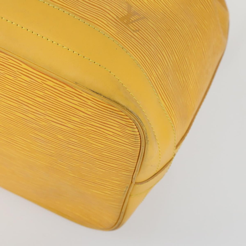 Louis Vuitton Noe Handbag Epi Leather Yellow Leather Shoulder Bag Bag (Pre-Owned)