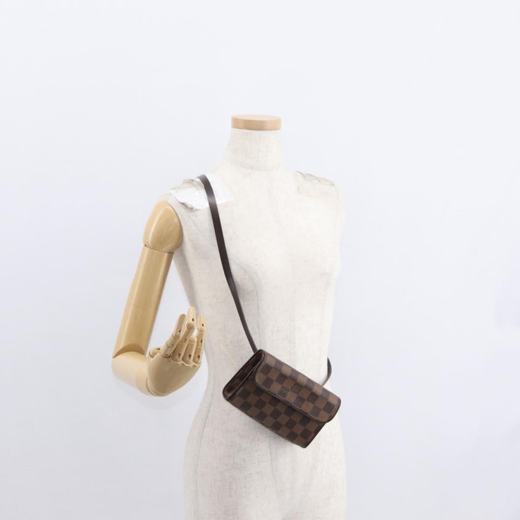 Louis Vuitton Florentine Waist Bag Monogram Canvas Brown Canvas Clutche & Pouche Bag (Pre-Owned)