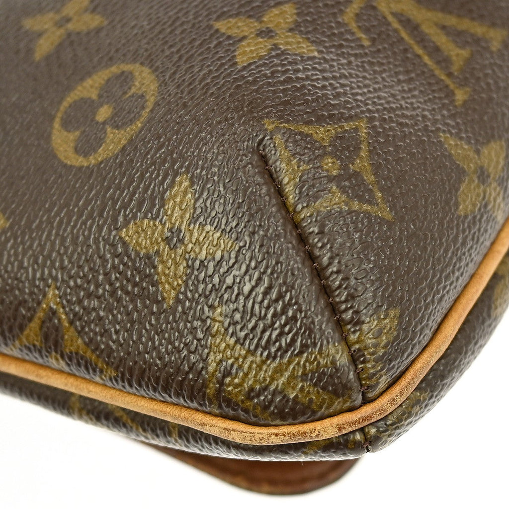 Louis Vuitton Musette Salsa Handbag Monogram Canvas Brown Canvas Shoulder Bag Bag (Pre-Owned)