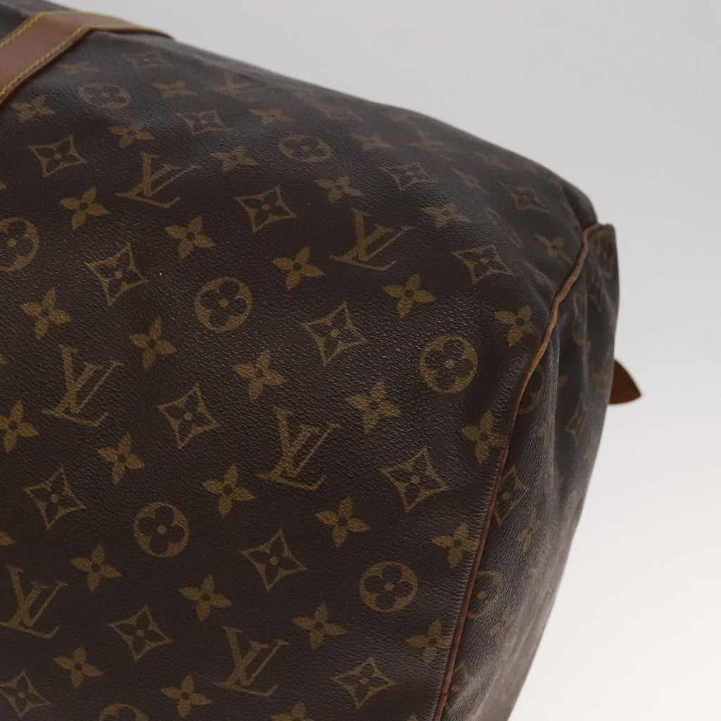 Louis Vuitton Keepall Bag Monogram Canvas Brown Canvas Travel Bag Bag (Pre-Owned)
