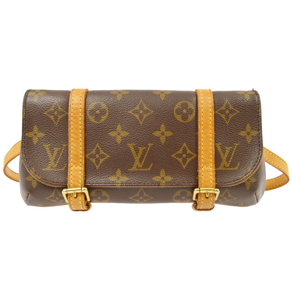 Louis Vuitton Marelle Waist Bag Monogram Canvas Brown Canvas Clutche & Pouche Bag (Pre-Owned)