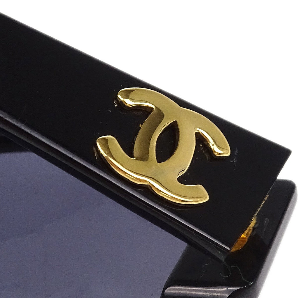 Chanel Chanel Logo Sunglasses Eye Wear Plastic Black Plastic Sunglasse Accessory (Pre-Owned)