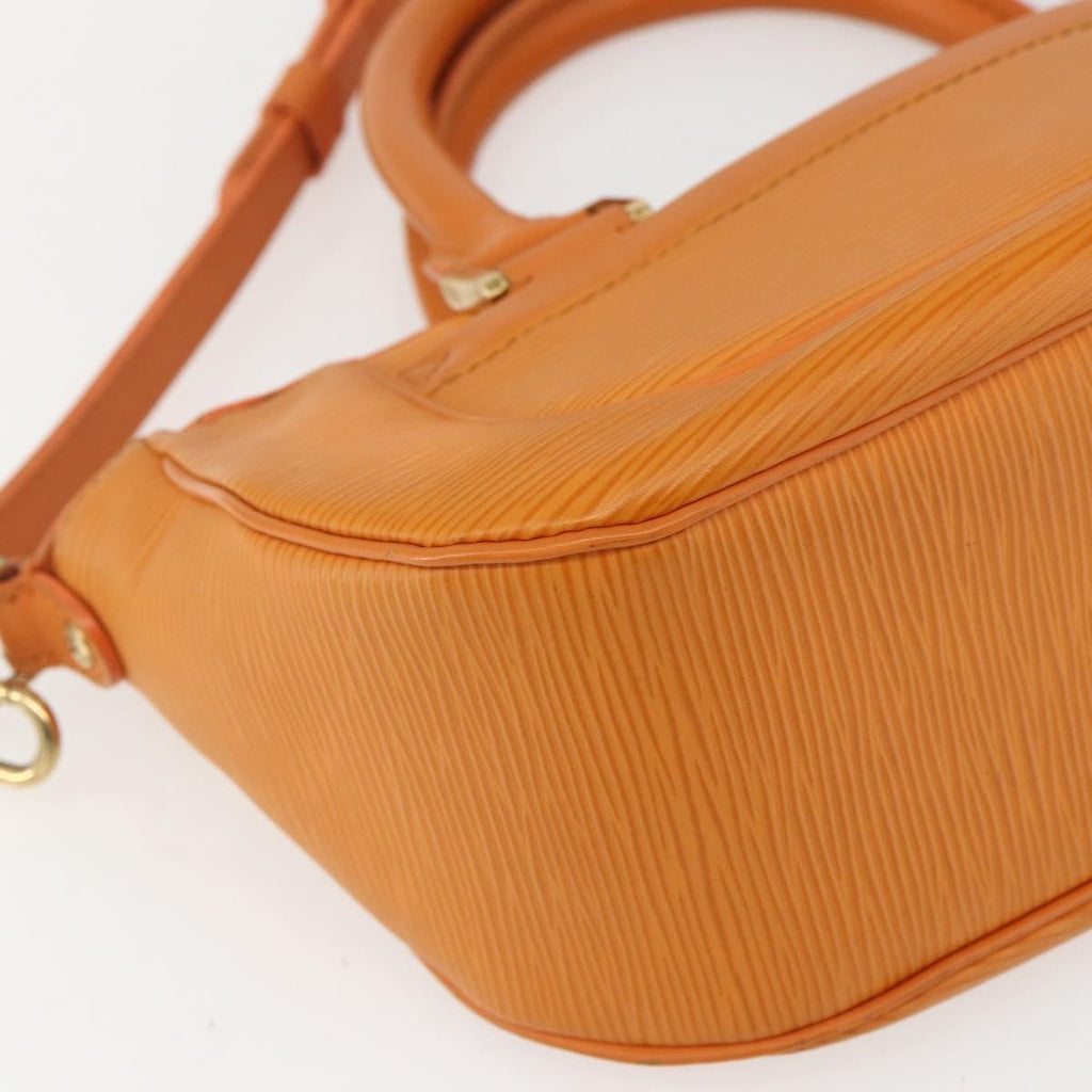 Louis Vuitton Danura Handbag Epi Orange Leather Handbag (Pre-Owned)