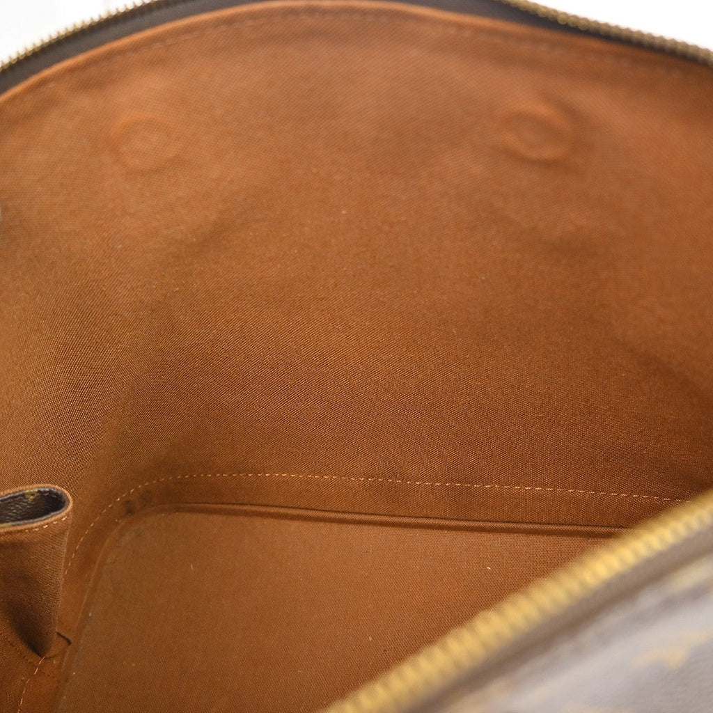 Louis Vuitton Alma Handbag Monogram Canvas Brown Canvas Handbag (Pre-Owned)