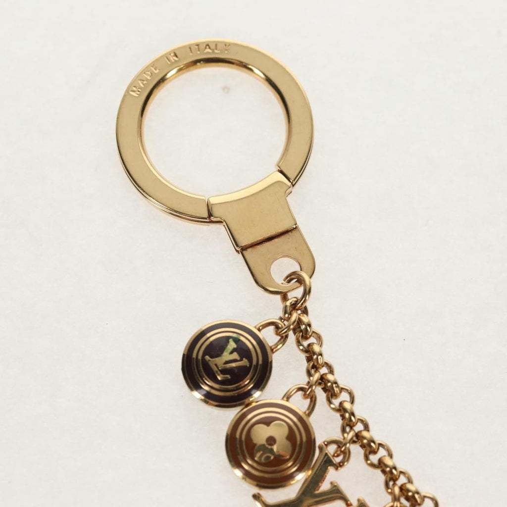 Louis Vuitton Pastilles Bag Charm And Key Holder Metal And Enamel Gold Metal Charms And Keychains Accessory (Pre-Owned)