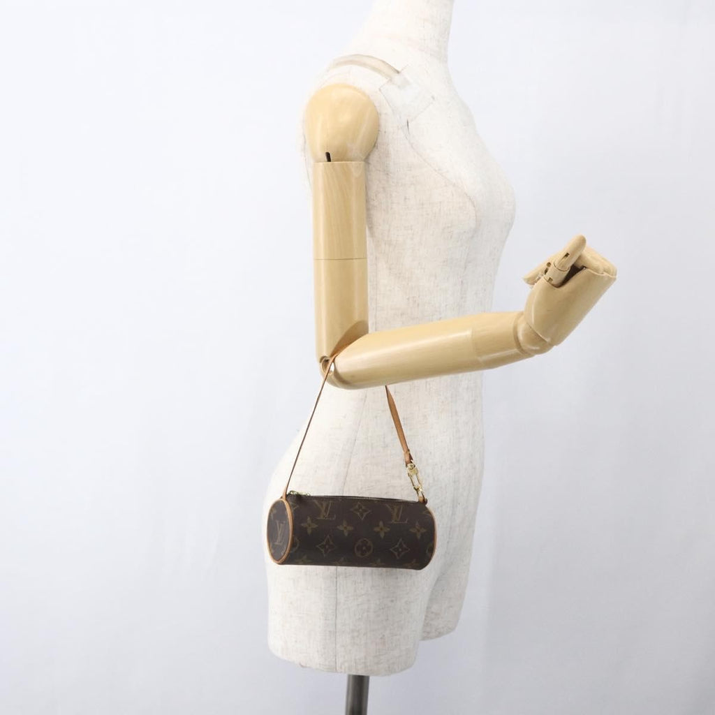 Louis Vuitton Papillon Pochette Monogram Canvas Brown Canvas Clutche & Pouche Bag (Pre-Owned)