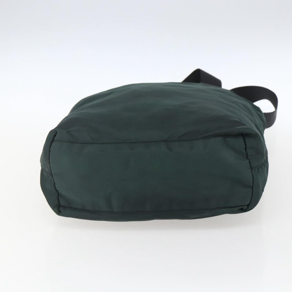 Prada Vintage Zip Tote Tessuto Green Nylon Tote Bag Bag (Pre-Owned)